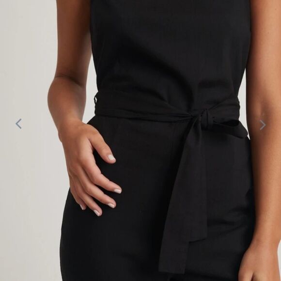 MARINE Layer Eloise Belted Jumpsuit - Picture 3 of 7